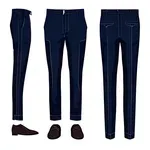 dark navy blue pants image